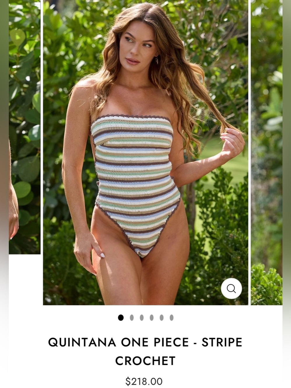 QUINTANA ONE PIECE - STRIPE CROCHET